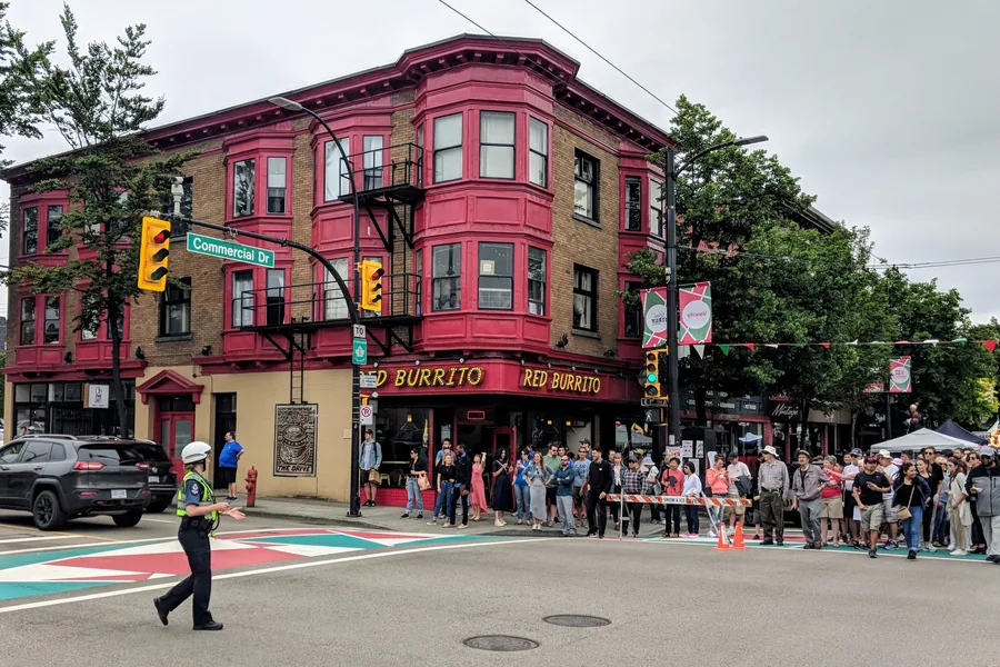 Italian Day festival at East 1st Avenue and Commercial Drive in Vancouver
